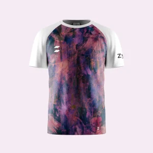 Camiseta chico tonos lilas