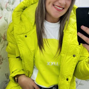 Plumifero verde lima