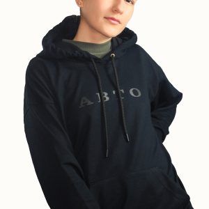 HOODIE MUJER KIM NEGRO