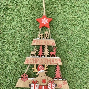 Colgante Madera Reno