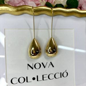 Pendientes largos gota