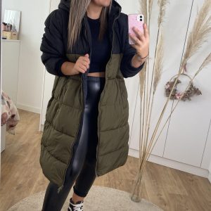 Plumas largo bicolor