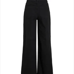 Pantalón vaquero patera ancha negro