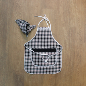 Delantal de castañera o castañero con pañuelo