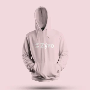 Sudadera rosa con capucha