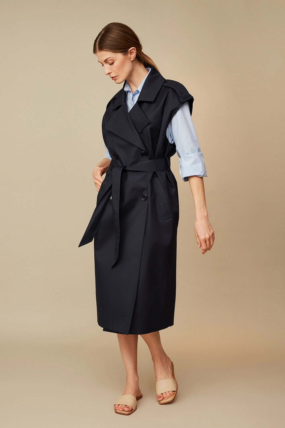 Trench sin mangas - Imagen 3