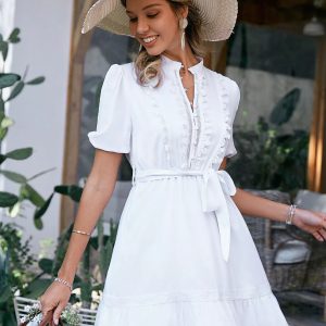 vestido ibicenco Hippie chic con bordados