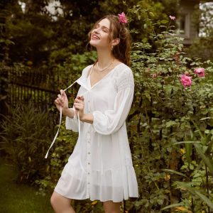 vestido ibicenco corto Elegante